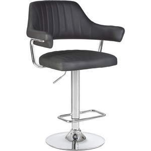 Изображение товара Стул барный CHARLY (серый) 5019-LM CHARLY, цвет сиденья серый, основания хром