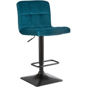 Изображение товара Стул барный (морской велюр (MJ9-99)) 5018-LM DOMINIC DOMINIC, цвет сиденья морской волны (MJ9-99), основания черный