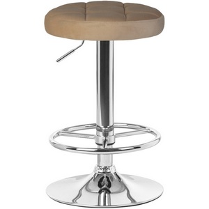 Изображение товара Табурет барный (бежевый велюр (MJ9-10)) 5008-LM BRUNO BRUNO, цвет сиденья бежевый (MJ9-10), основания хром