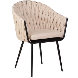 Изображение товара Стул обеденный (бежевая ткань (LAR 275-1)) 9691-LM MATILDA MATILDA, цвет сиденья бежевый 275-1), основания черный