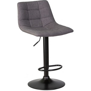 Изображение товара Стул барный (серая ткань (188-55)) 5017_BlackBase-LM TAILOR BLACK BLACK, цвет сиденья серый (188-55), основания черный