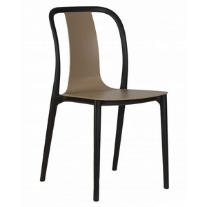 Изображение товара Стул обеденный (черный/бежевый) 669PP-LMZL ADAM ADAM, цвет сиденья бежевый, основания черный