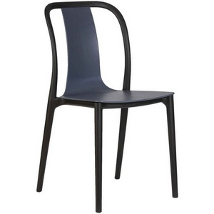 Изображение товара Стул обеденный (черный/серо-голубой) 669PP-LMZL ADAM ADAM, цвет сиденья серо-голубой, основания черный