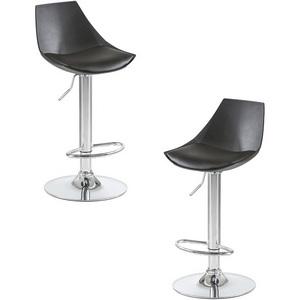 Изображение товара Набор 2 шт Стул барный DOBRIN ROCKY (чёрный)