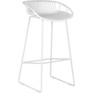 Изображение товара Стул барный (белый) 775APP-LMZL FRANK FRANK, цвет белый