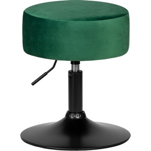 Изображение товара Пуф (зеленый велюр (MJ9-88)) 2050_BlackBase-LM DANNY BLACK BLACK, цвет сиденья зеленый (MJ9-88), основания черный