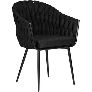 Изображение товара Стул для гостиной черный обеденный (черная ткань (LAR 275-50)) 9691-LM MATILDA MATILDA, цвет сиденья черная 275-50), основания черный