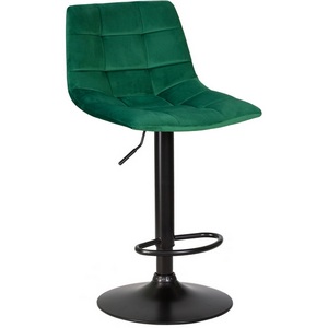 Изображение товара Стул барный (зеленый велюр (MJ9-88)) 5017_BlackBase-LM TAILOR BLACK BLACK, цвет сиденья зеленый (MJ9-88), основания черный