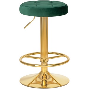 Изображение товара Табурет барный BRUNO GOLD (зеленый велюр (MJ9-88))