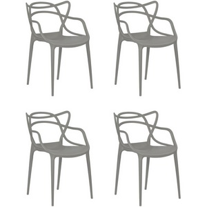 Изображение товара Набор 4 шт Стул обеденный DOBRIN MASTERS (светло-серый (GR-01))