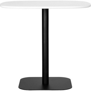 Изображение товара Стол обеденный DOBRIN OTIS (белая столешница, черное основание)