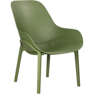 Изображение товара Стул для кухни пластиковый садовый DOBRIN LONZO (зеленый хаки (G-17) c УФ-защитой)