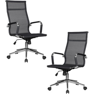 Изображение товара Набор 2 шт Офисное кресло для персонала DOBRIN CARTER (чёрный)