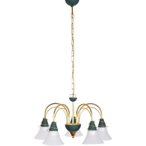 Изображение товара Люстра подвесная диаметром 30 см Doge Luce 292 292L05BE-60