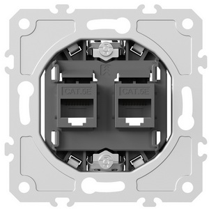 Изображение товара Механизм розетки двойной Ethernet RJ-45 Donel DB DB16500 Изображение товара Механизм розетки двойной Ethernet RJ-45 Donel DB DB16500