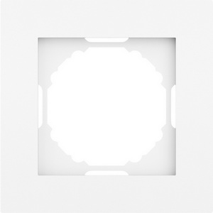 Изображение товара Рамка 1-я, глянцевый белый Donel A07 DE21103