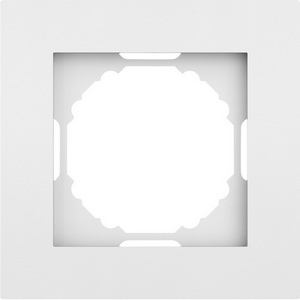 Изображение товара Рамка 1-я, матовый белый Donel A07 DE21133