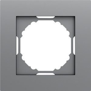 Изображение товара Рамка 1-я, матовый серый Donel A07 DE21140