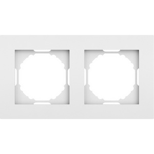 Изображение товара Рамка 2-я, матовый белый Donel A07 DE21233