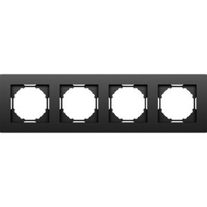 Изображение товара Рамка 4-я, матовый карбон Donel A07 DE21430