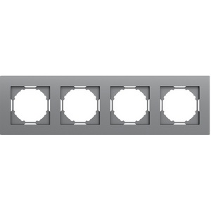 Изображение товара Рамка 4-я, матовый серый Donel A07 DE21440