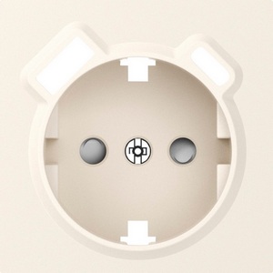 Изображение товара Накладка для розетки Schuko с зарядным устройством USB A+C, со шторками 16A 250В, матовый кремовый Donel A07 DE22931