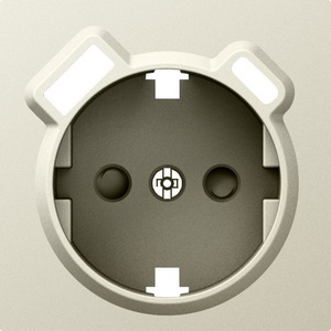 Изображение товара Накладка для розетки Schuko с зарядным устройством USB A+C, со шторками 16A 250В, шампань Donel A07 DE22951