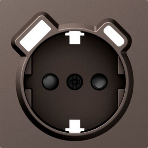 Изображение товара Накладка для розетки Schuko с зарядным устройством USB A+C, со шторками 16A 250В, мокко Donel A07 DE22953