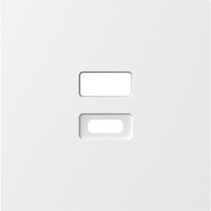 Изображение товара Накладка для розеток USB, матовый белый Donel A07 DE28633