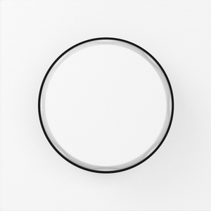 Изображение товара Накладка для светорегулятора поворотного, глянцевый белый Donel A07 DE65003