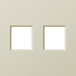 Изображение товара Накладка 2-я для розеток RJ45,TV,SAT, шампань Donel A07 DE86951