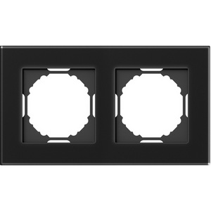 Изображение товара Рамка 2-я, Natural чёрное стекло Donel A07 DEN212BG