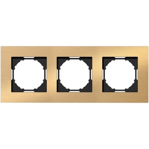 Изображение товара Рамка 3-я, Natural золотистый алюминий Donel A07 DEN213GA