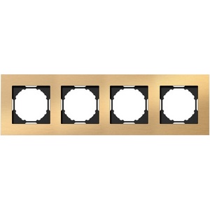Изображение товара Рамка 4-я, Natural золотистый алюминий Donel A07 DEN214GA