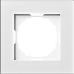Изображение товара Рамка 1-я, Wave глянцевый белый Donel A07 DEW21103