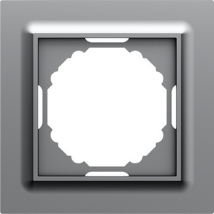 Изображение товара Рамка 1-я, Wave матовый серый Donel A07 DEW21140