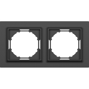 Изображение товара Рамка 2-я, Wave матовый карбон Donel A07 DEW21230