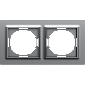 Изображение товара Рамка 2-я, Wave матовый серый Donel A07 DEW21240