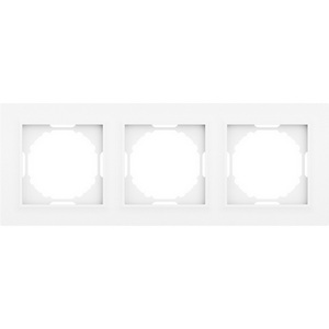 Изображение товара Рамка 3-я, Wave глянцевый белый Donel A07 DEW21303