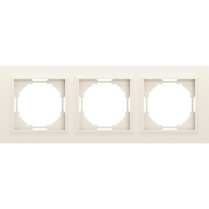 Изображение товара Рамка 3-я, Wave матовый кремовый Donel A07 DEW21331