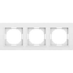 Изображение товара Рамка 3-я, Wave матовый белый Donel A07 DEW21333