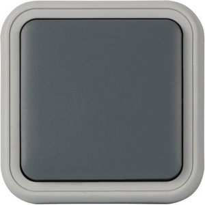 Изображение товара Рамка с клавишей для скрытой установки переключателя одиночный, цвет серый, IP55, серия W55 Donel W55 DIP60640