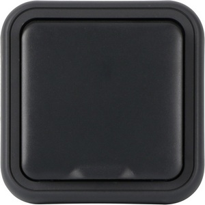 Изображение товара Рамка с крышкой для скрытой установки розетки одиночный, цвет антрацит, IP55, серия W55 Donel W55 DIP62028