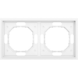 Изображение товара Рамка 2-я, глянцевый белый Donel S08 DS21203