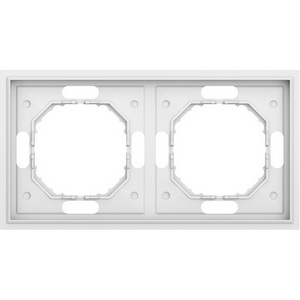 Изображение товара Рамка 2-я, матовый белый Donel S08 DS21233