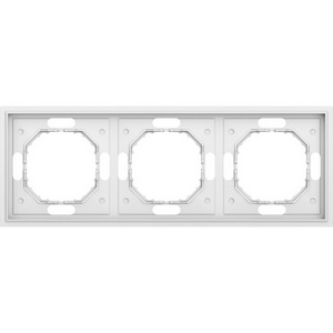 Изображение товара Рамка 3-я, матовый белый Donel S08 DS21333