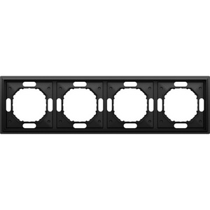 Изображение товара Рамка 4-я, черный графит Donel S08 DS21457