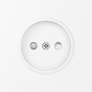 Изображение товара Накладка для розетки без заземления, со шторками 16A 250 В~, глянцевый белый Donel S08 DS21603