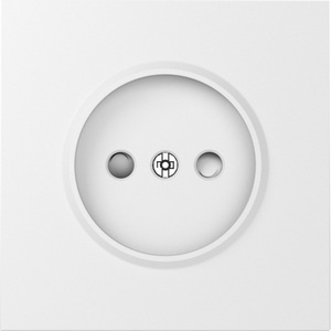 Изображение товара Накладка для розетки без заземления, со шторками 16A 250 В~, матовый белый Donel S08 DS21633
