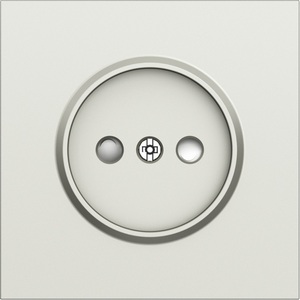 Изображение товара Накладка для розетки без заземления, со шторками 16A 250 В~, шампань Donel S08 DS21651